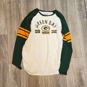 Green Bay Packers Maternity XL Womens Long Sleeve Top